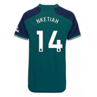 Fotbalové Dres Arsenal Eddie Nketiah #14 Dámské Alternativní 2023-24 Krátký Rukáv